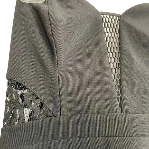 NWT Lipsy London Black Strapless Dress LBD - Picture 4 of 6